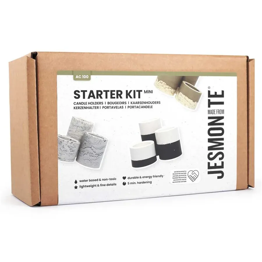 Kit Jesmonite AC100 bougeoirs 3 pièces