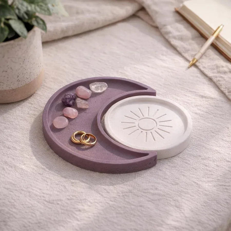 Kit Jesmonite lune et soleil