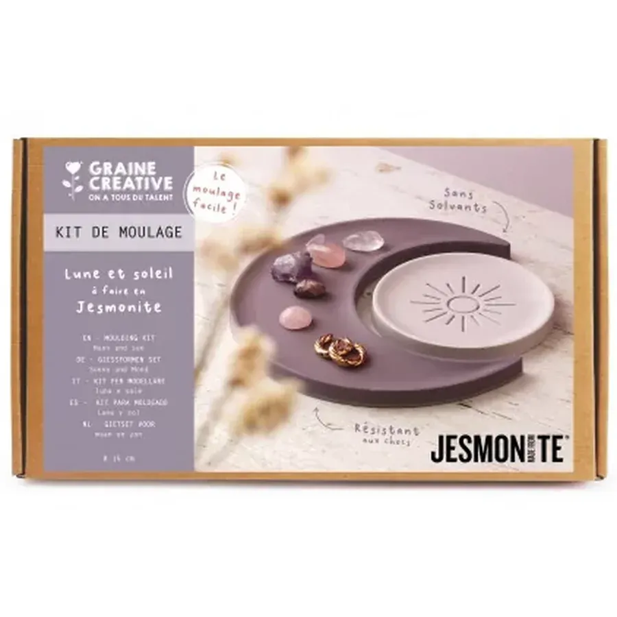 Kit Jesmonite lune et soleil, vignette 3