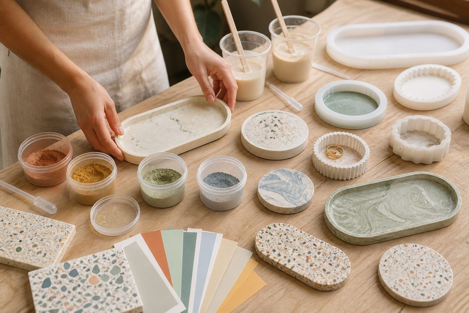 Quels moules, pigments et effets choisir pour une première création ?
