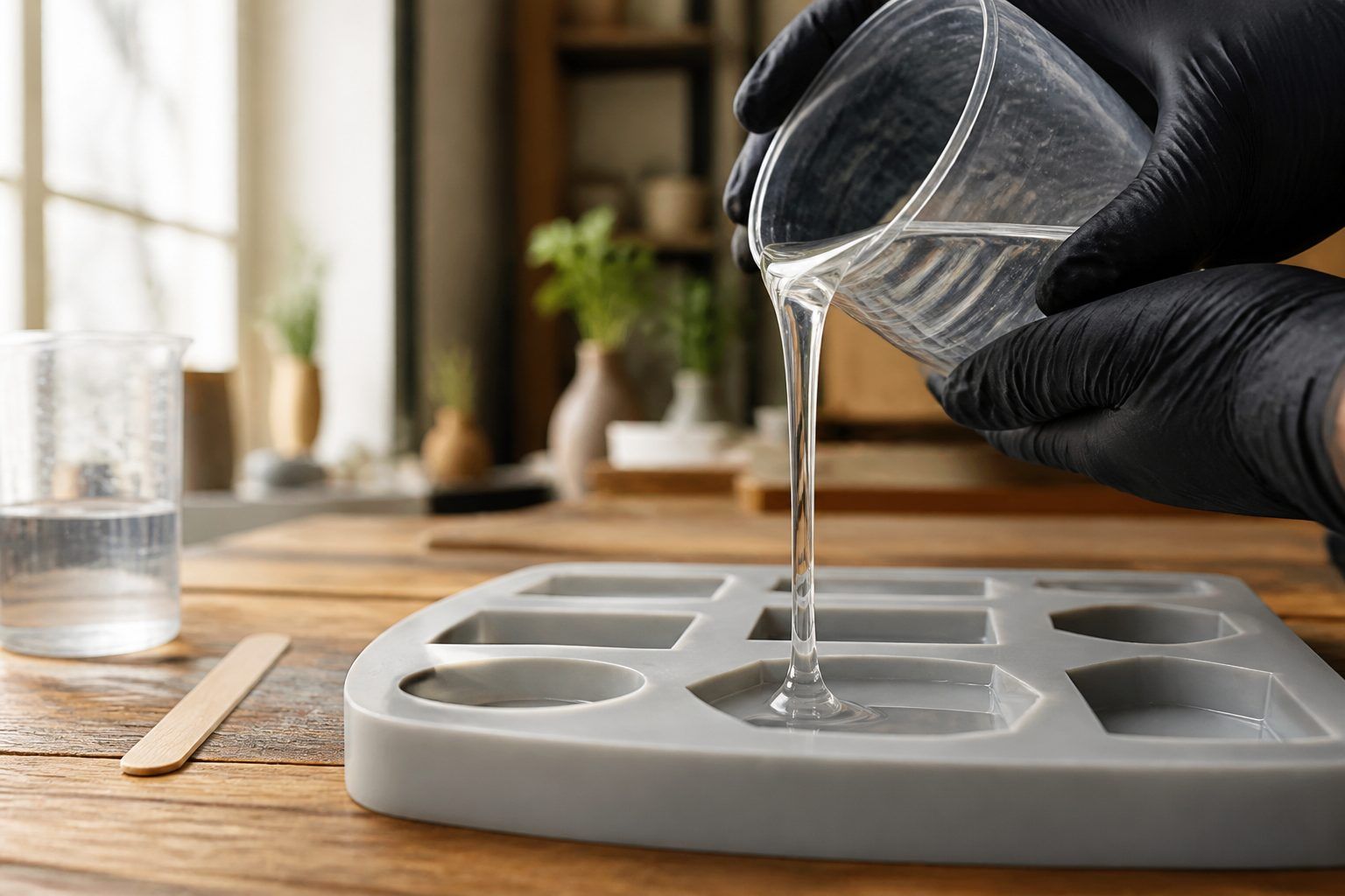 Comment mouler de l’époxy dans un moule silicone sans défaut ?