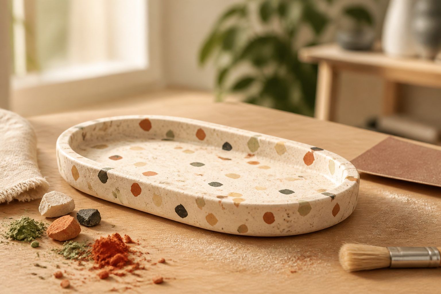 Comment obtenir un effet terrazzo et une finition durable ?